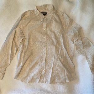 Button down paisley blouse.